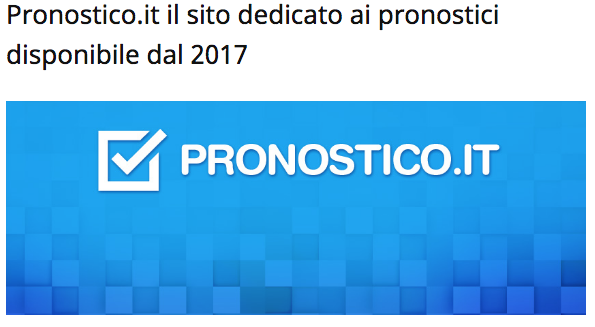 pronostico.it 2017