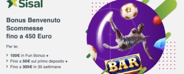 nuovo bonus benvenuto sisal
