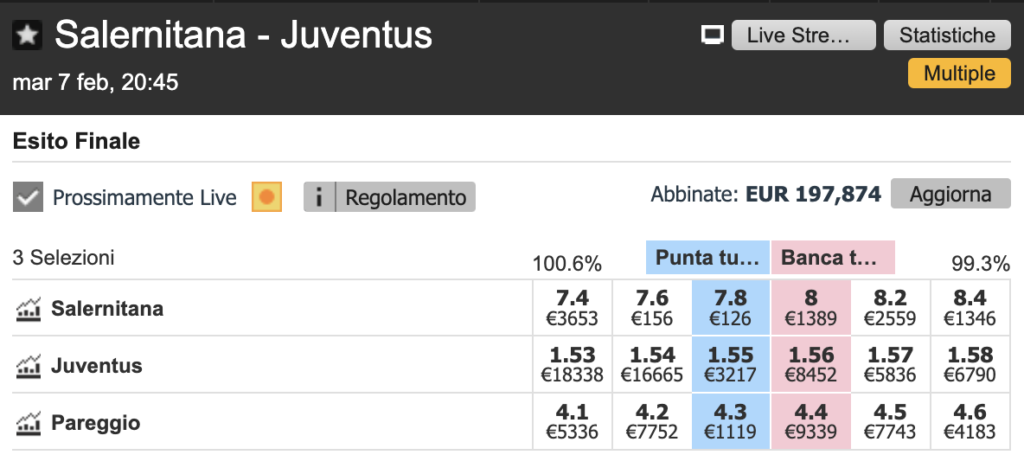 Salernitana-Juventus