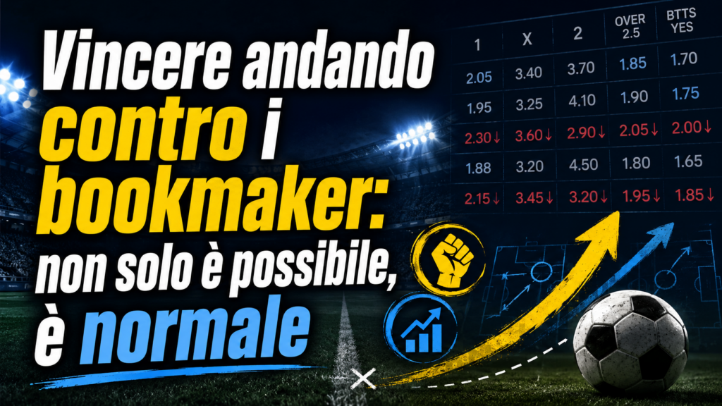 vincere andando contro i bookmaker