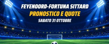 Feyenoord-Fortuna Sittard pronostico e quote Eredivisie