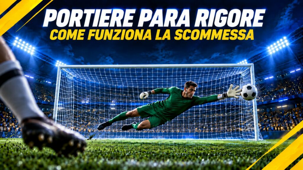 Portiere para rigore: significato della scommessa