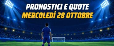 Pronostici e quote di mercoledì 28 ottobre 2026: Serie A, Serie B e coppe