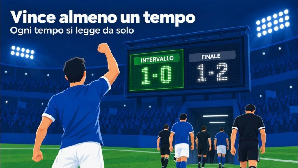 Vince almeno un tempo: ogni tempo si legge da solo